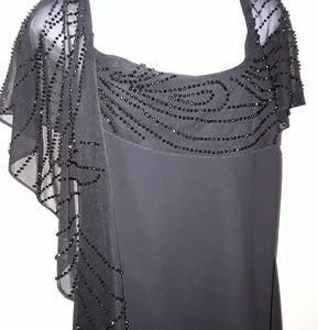 Full length beautiful black gown